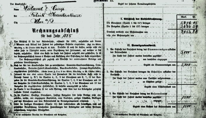 Auszug Rechnungsabschluss