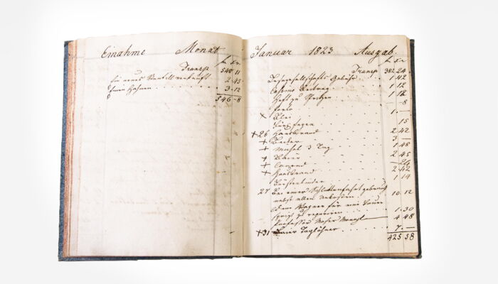 Buchhaltung 1822