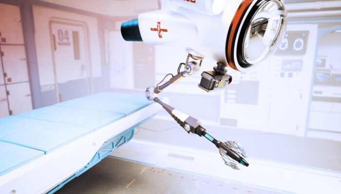 First aid robot in futur