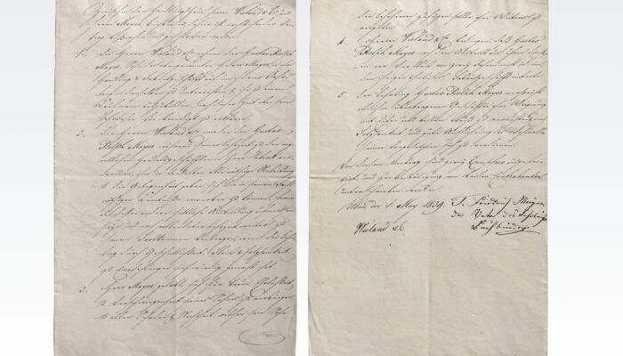 Lehrvertrag 1839