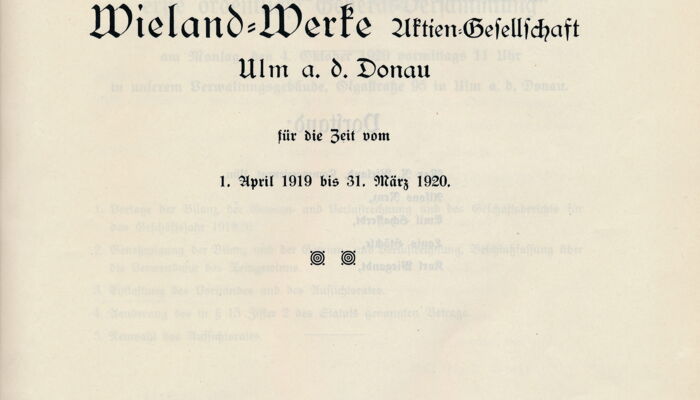 Extract Annual report 1919